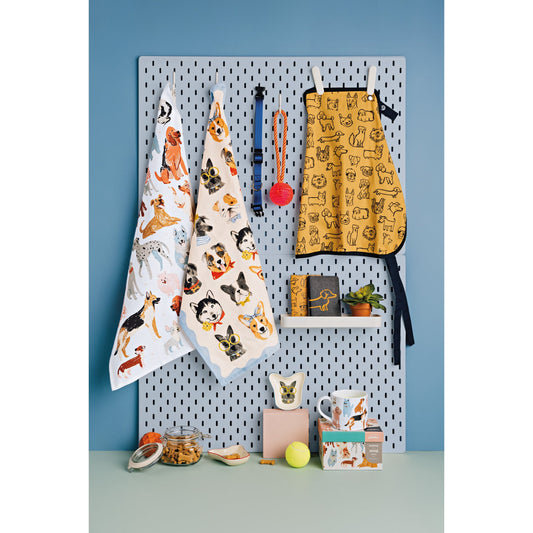 Uptown Dogs Tea Towel