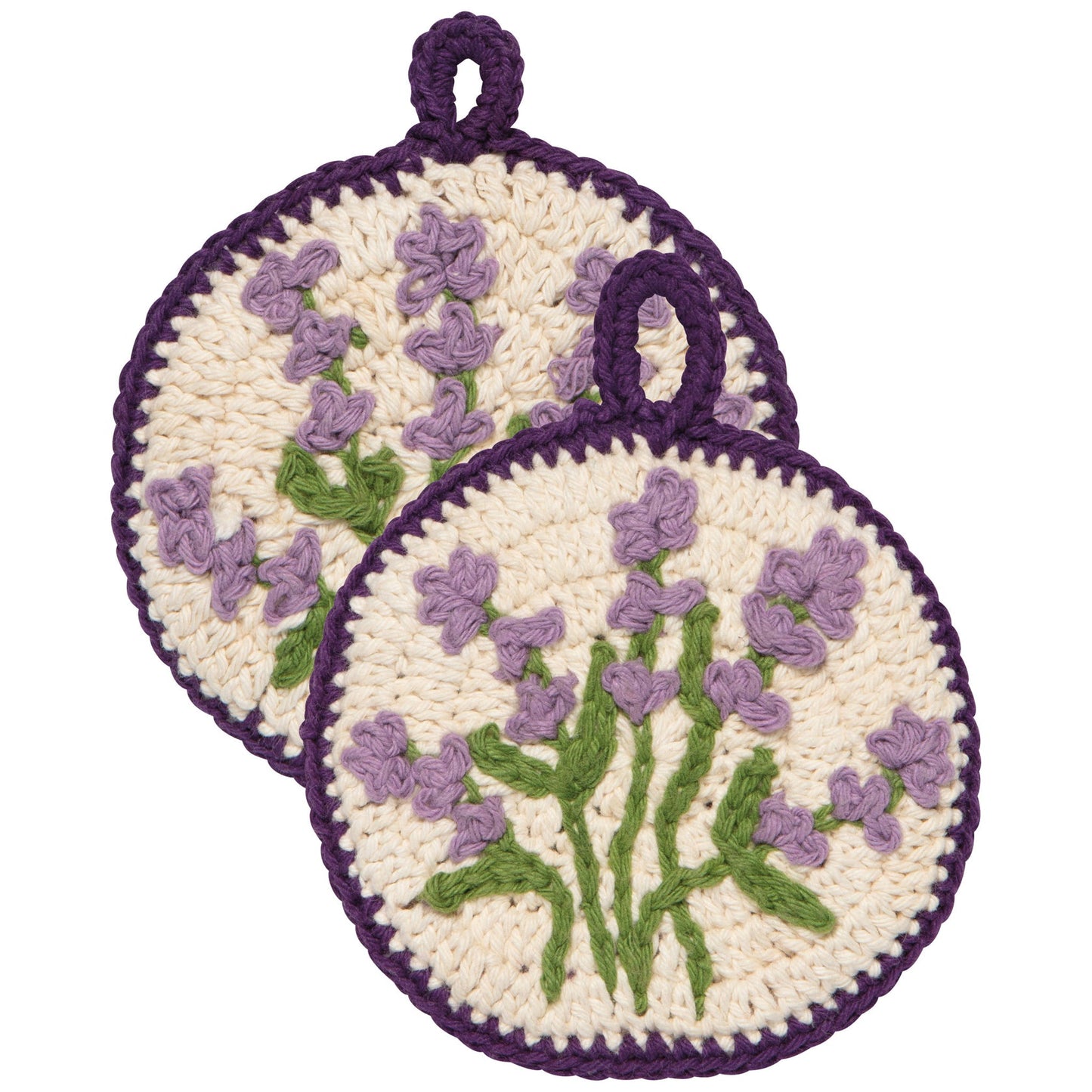 Lavender Crochet Sponge Set