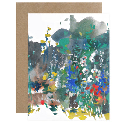 Painted Sympathy Card