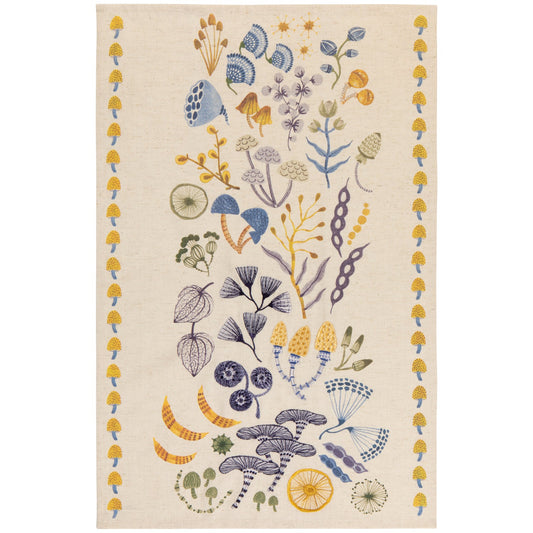 Wildgrove Embroidered Tea Towel