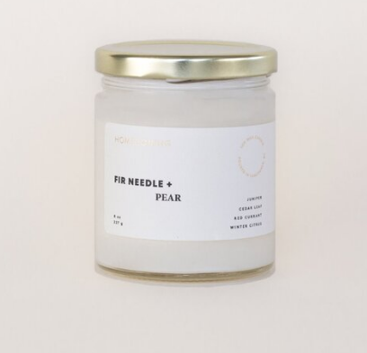Fir Needle + Pear Soy Wax Candle