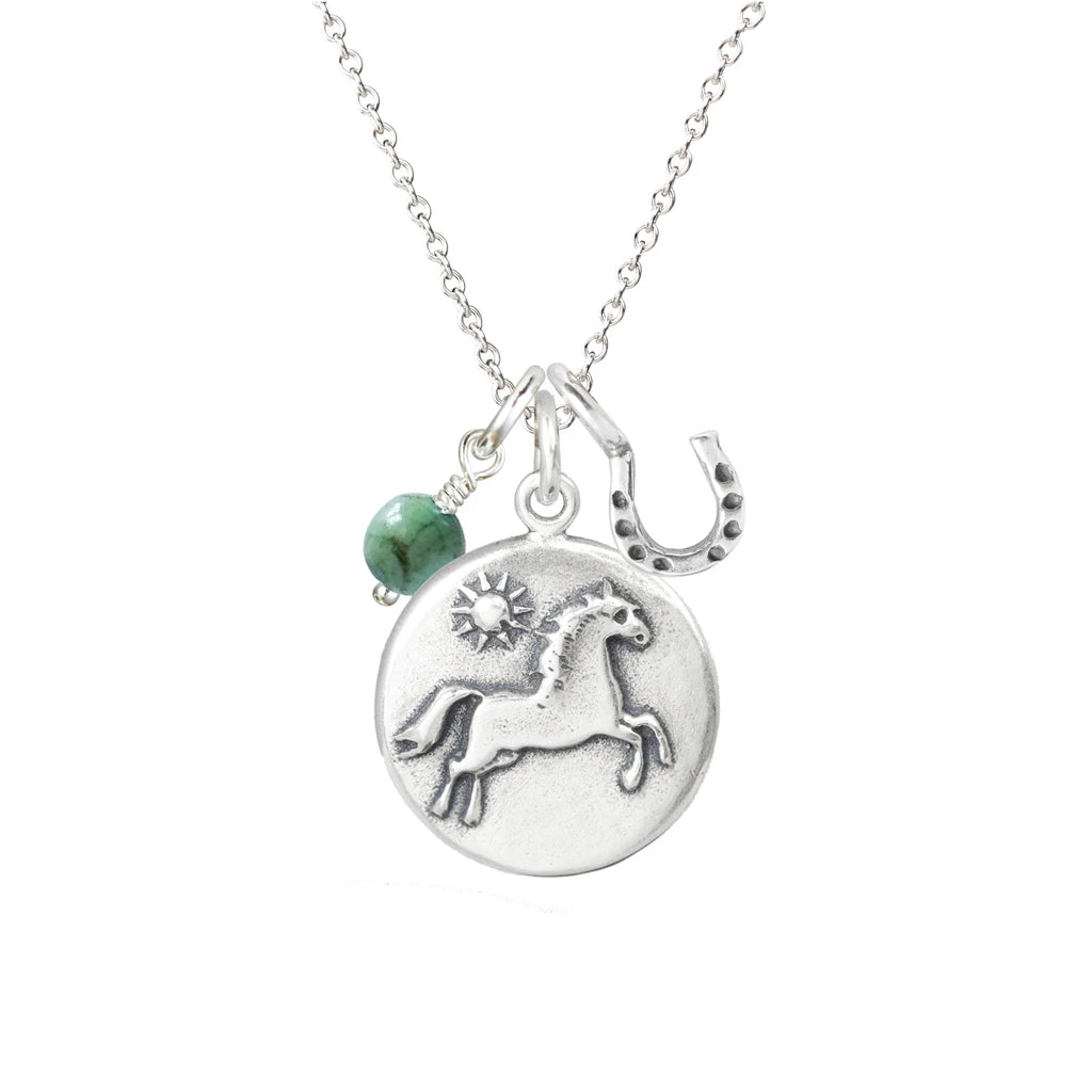 Horse Medallion Necklace