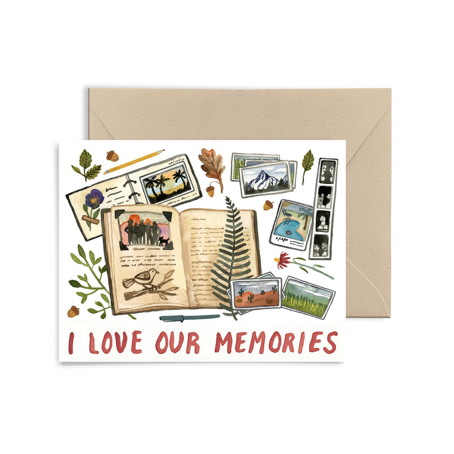 I Love Our Memories Card