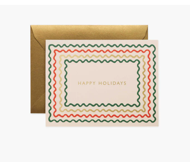 Ribbon Holiday Card