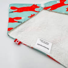 Jumping Foxes Bandana Bib