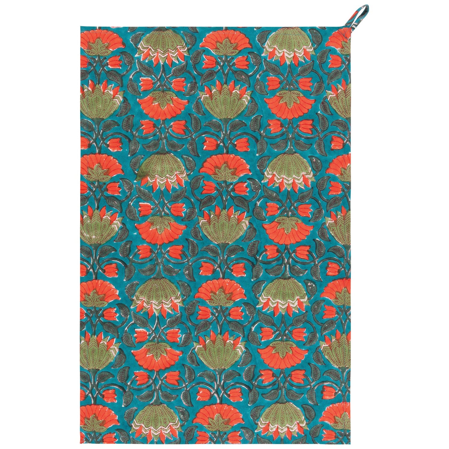 Allure Block Print Tea Towel