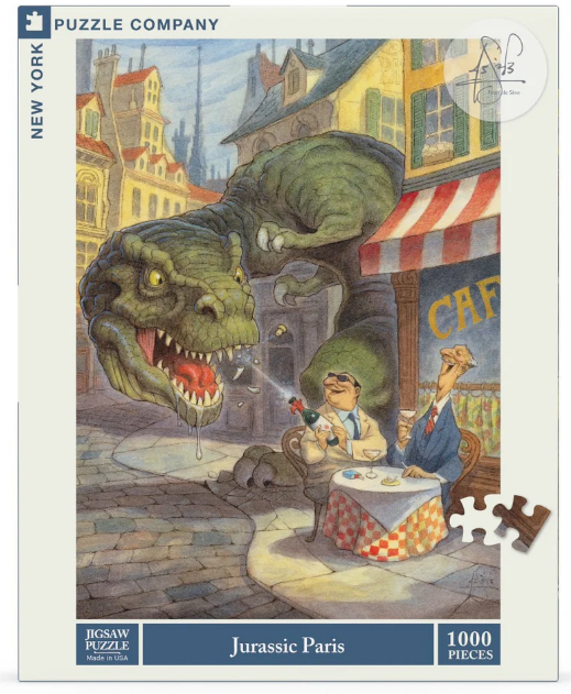 Jurassic Paris 1000 Piece Puzzle