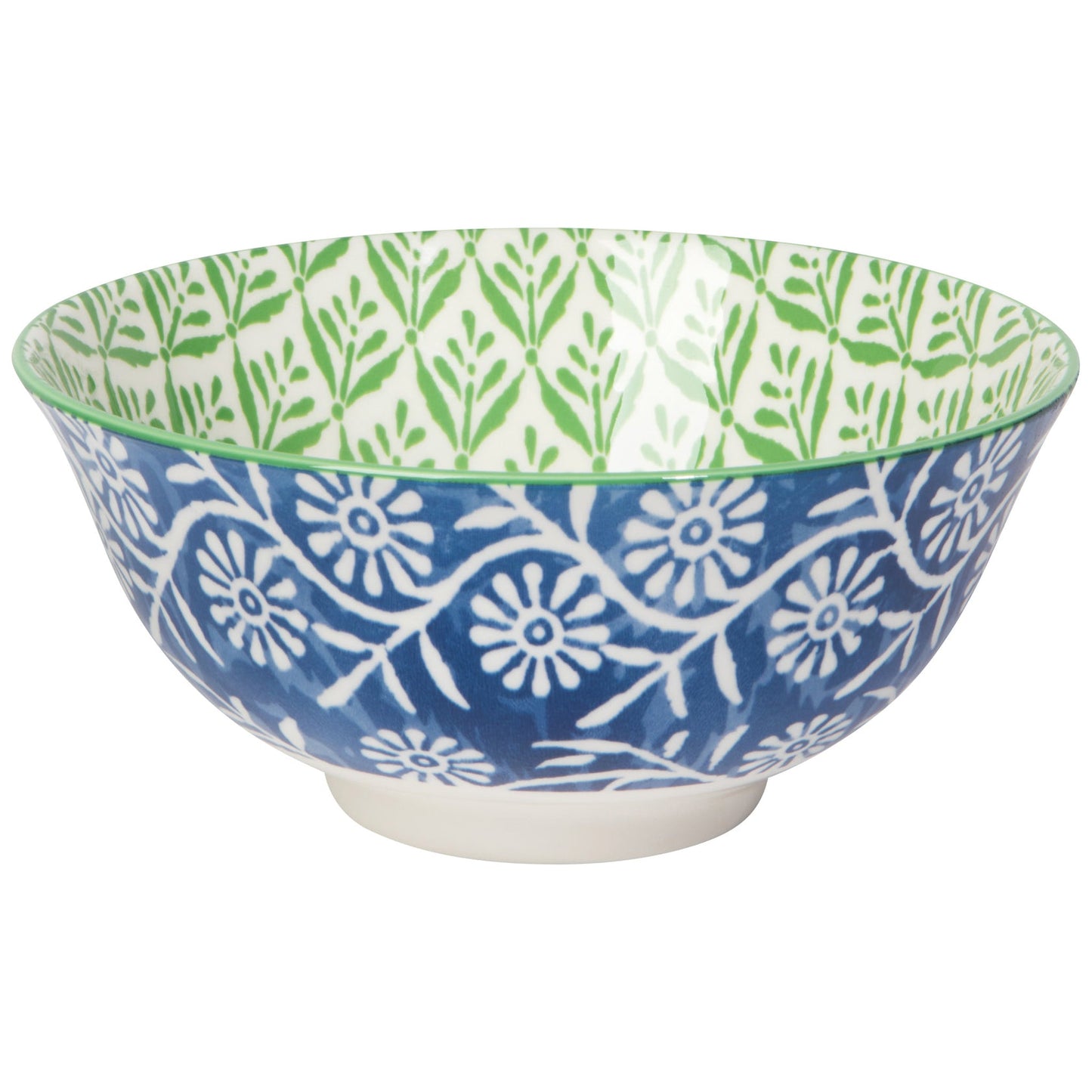 Green Leaf Stamped Bowl