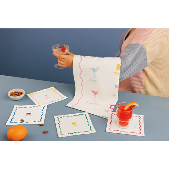 Happy Hour Tea Towel