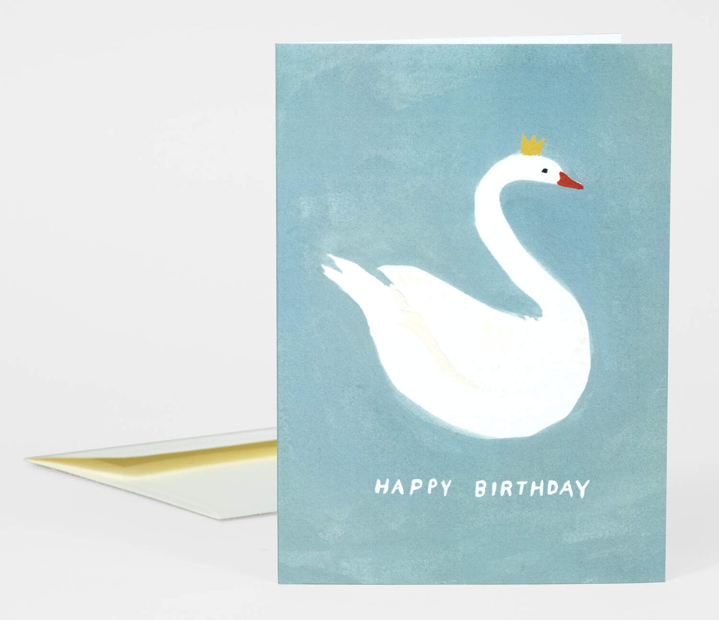 Swan Birthday Card