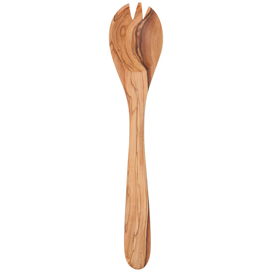 Olive Wood Flat Salad Servers