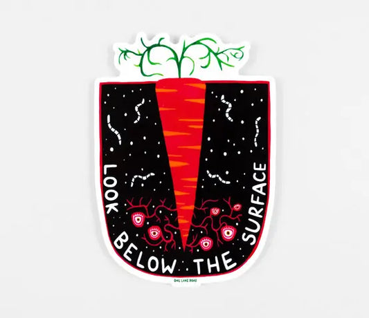 Look Below the Surface Sticker