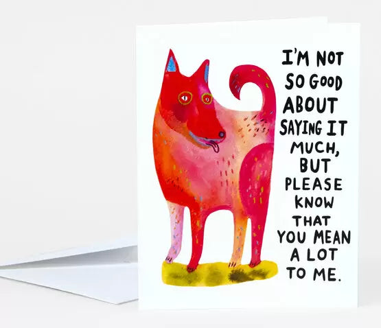 You Mean A Lot Card