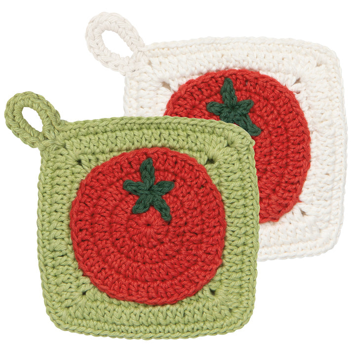 Heirloom Tomatoes Crochet Sponge Set