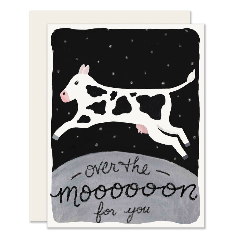 Over the Moon Card
