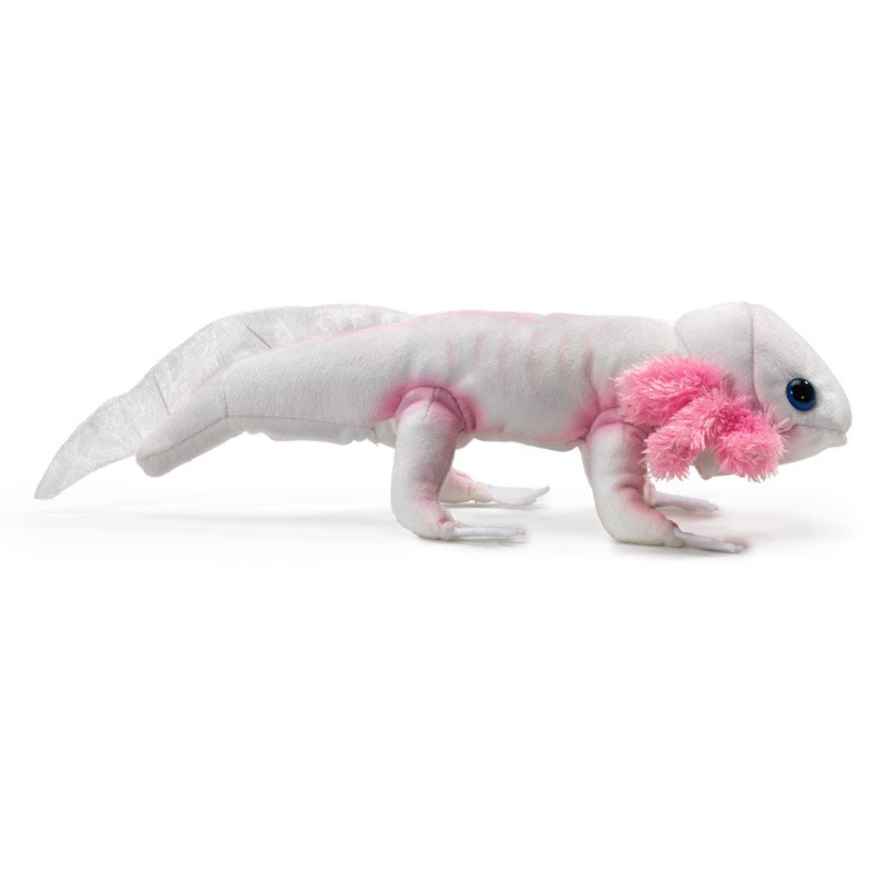 White Axolotl Puppet