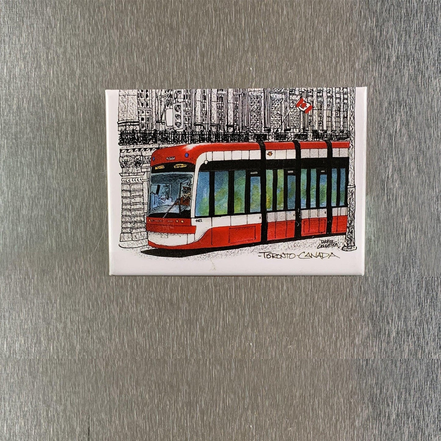 Streetcar Toronto Fridge Magnet