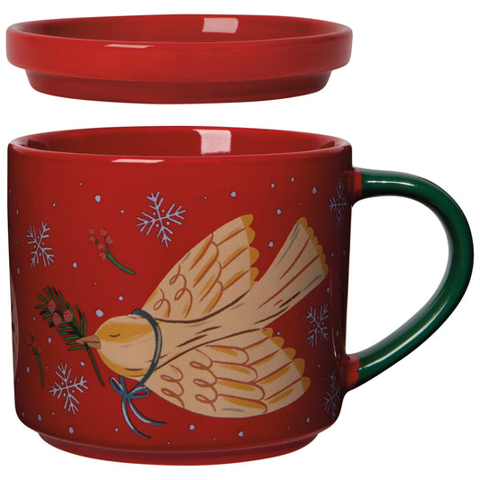 Seasons Tweetings Lidded Mug