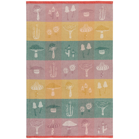 Mushroom Gems Jacquard Tea Towel
