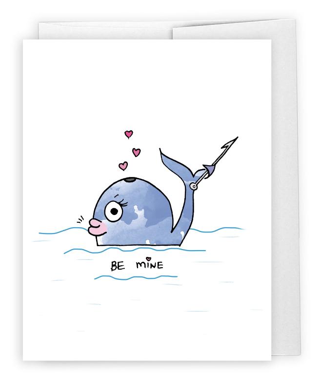 Whale You Be Mine Card
