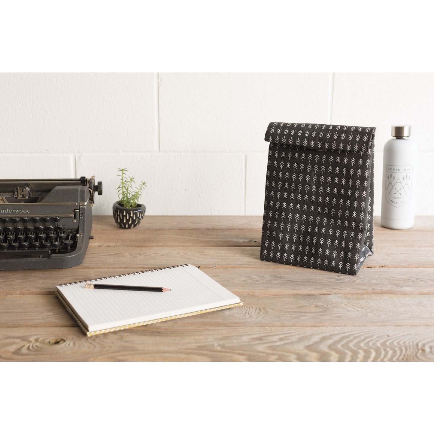 Adventure Awaits Paper Kraft Lunch Bag