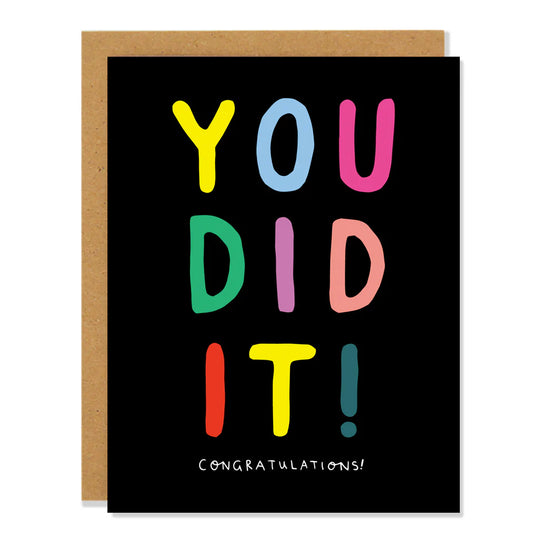 You Did It! Card