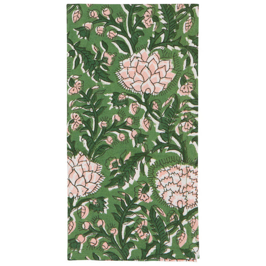 Peony Block Print Napkins