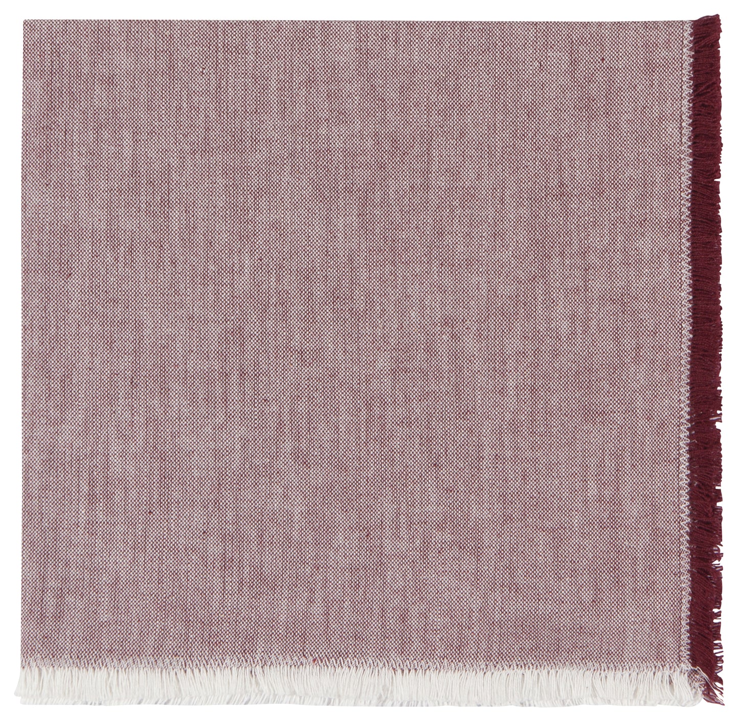 Wine Red Chambray Napkins