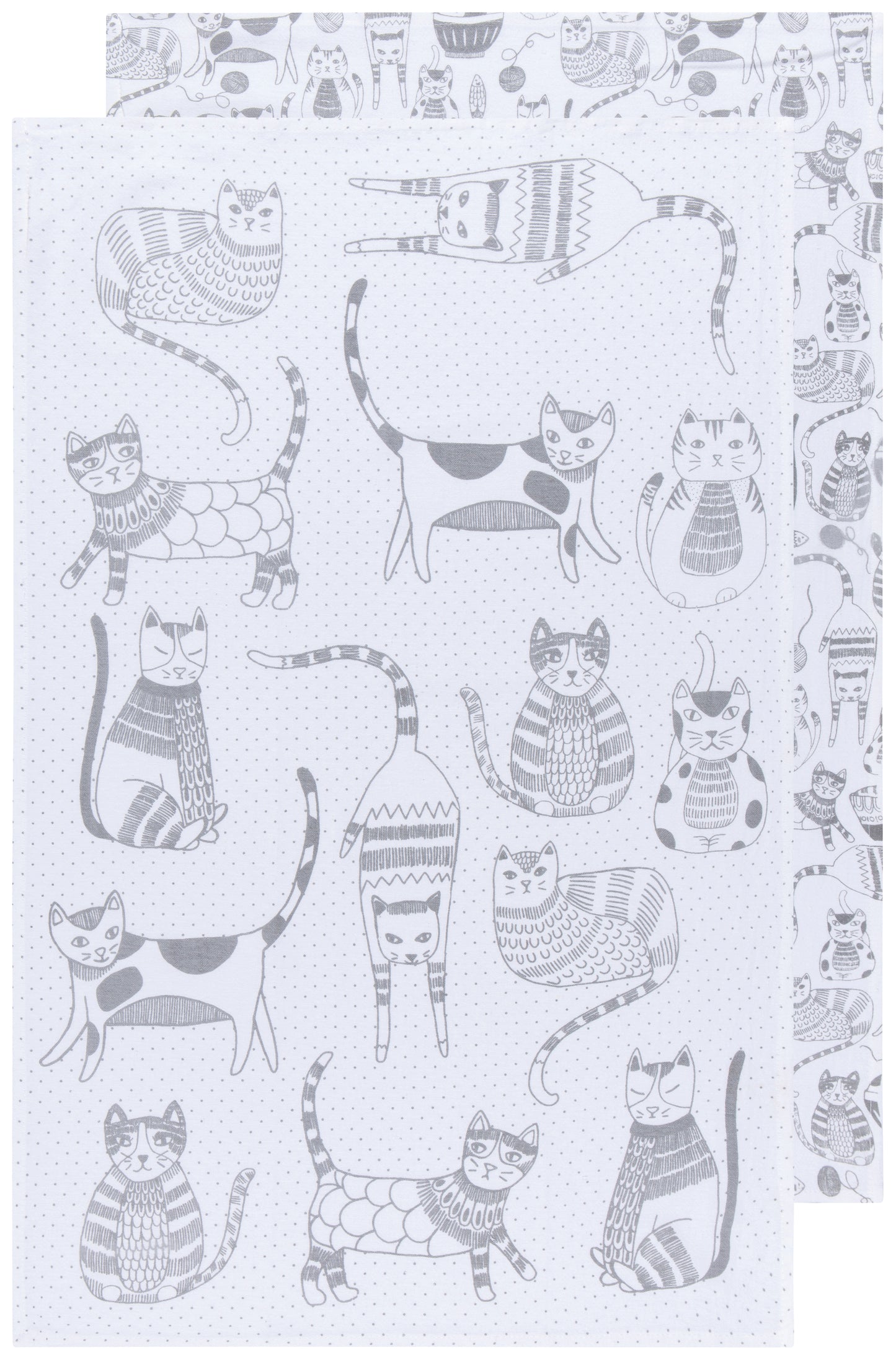 Purr Party Floursack Tea Towel Set