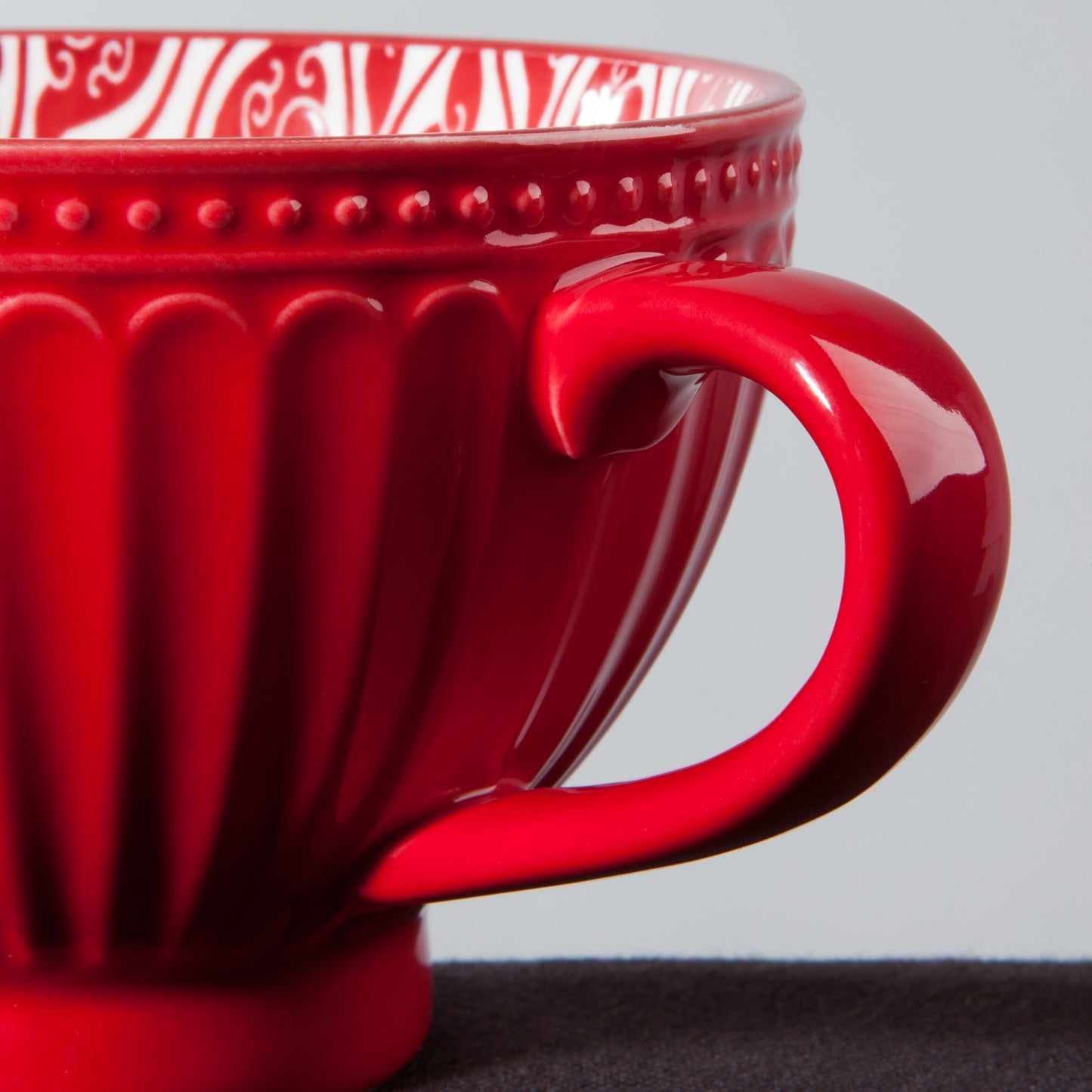 Red Latte Mug