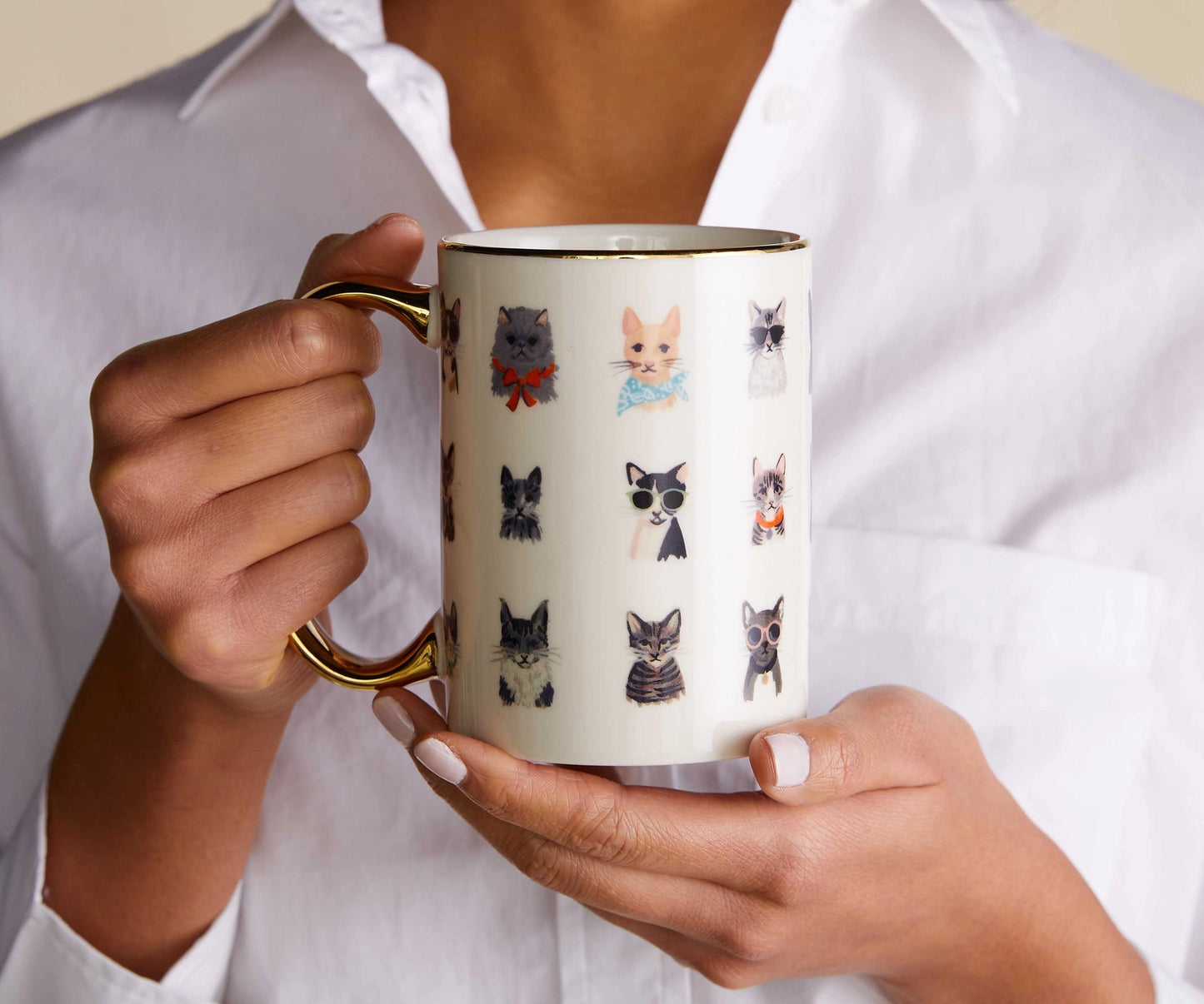 Cool Cats Porcelain Mug