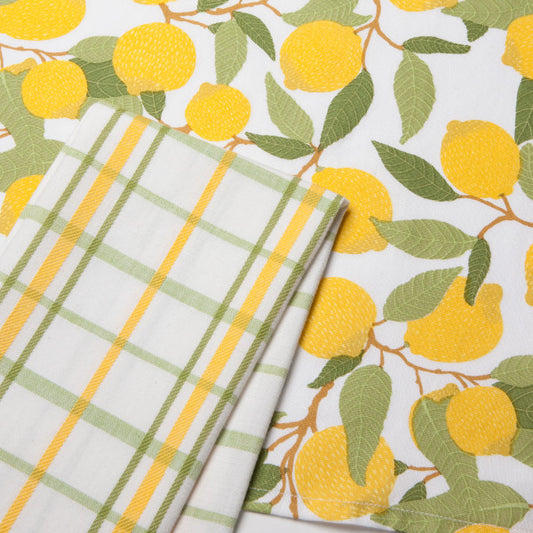 Lemons Tea Towel Set