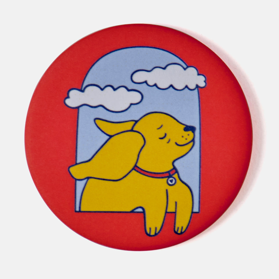 Dog in the Clouds Magnet