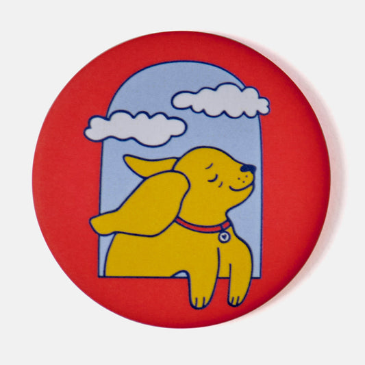 Dog in the Clouds Magnet