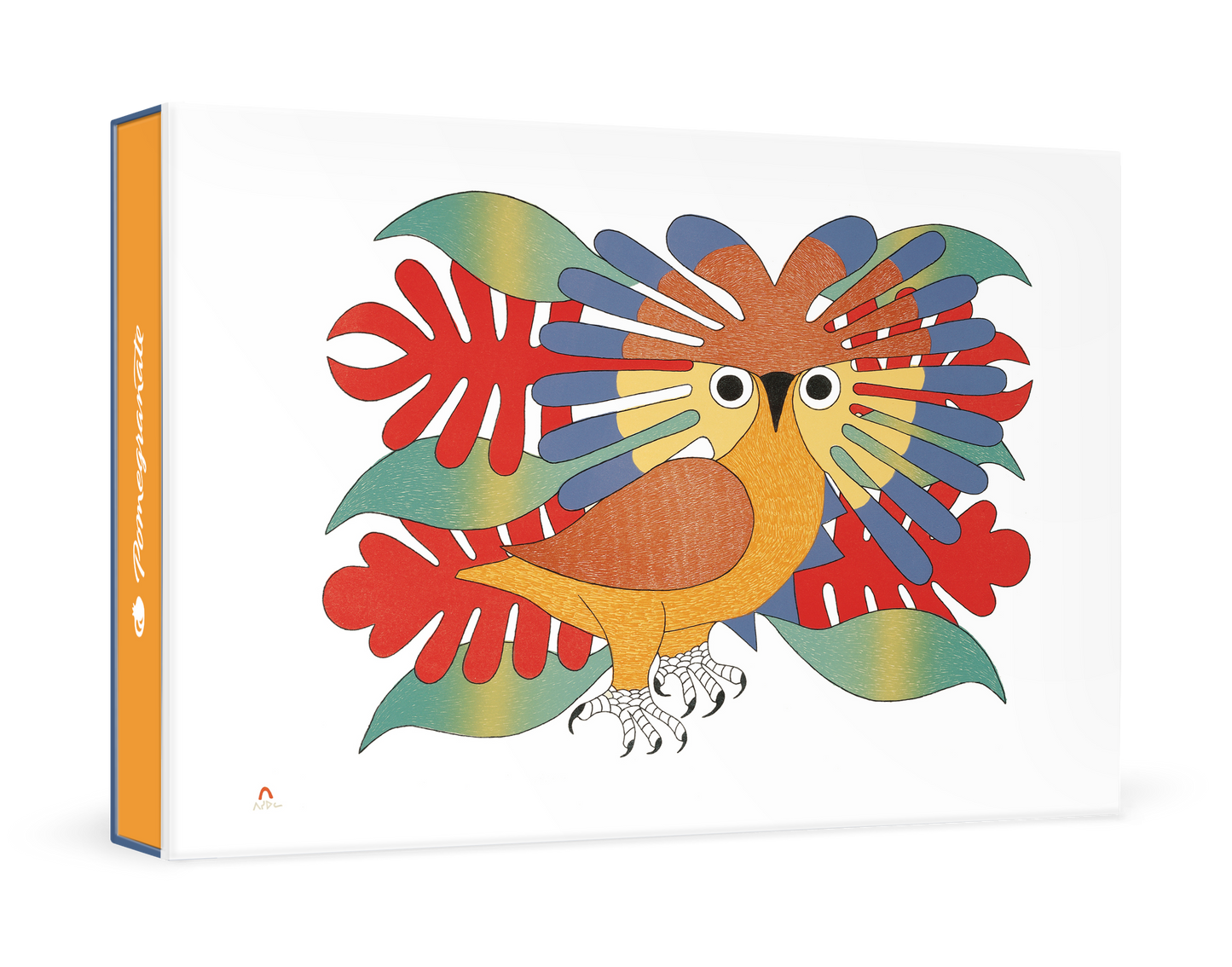Kenojuak Ashevak: Sun Owl and Foliage Small Boxed Cards