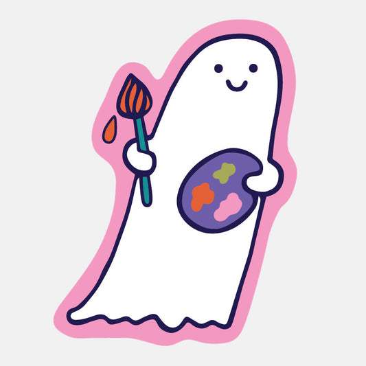 Artsy Ghost Sticker