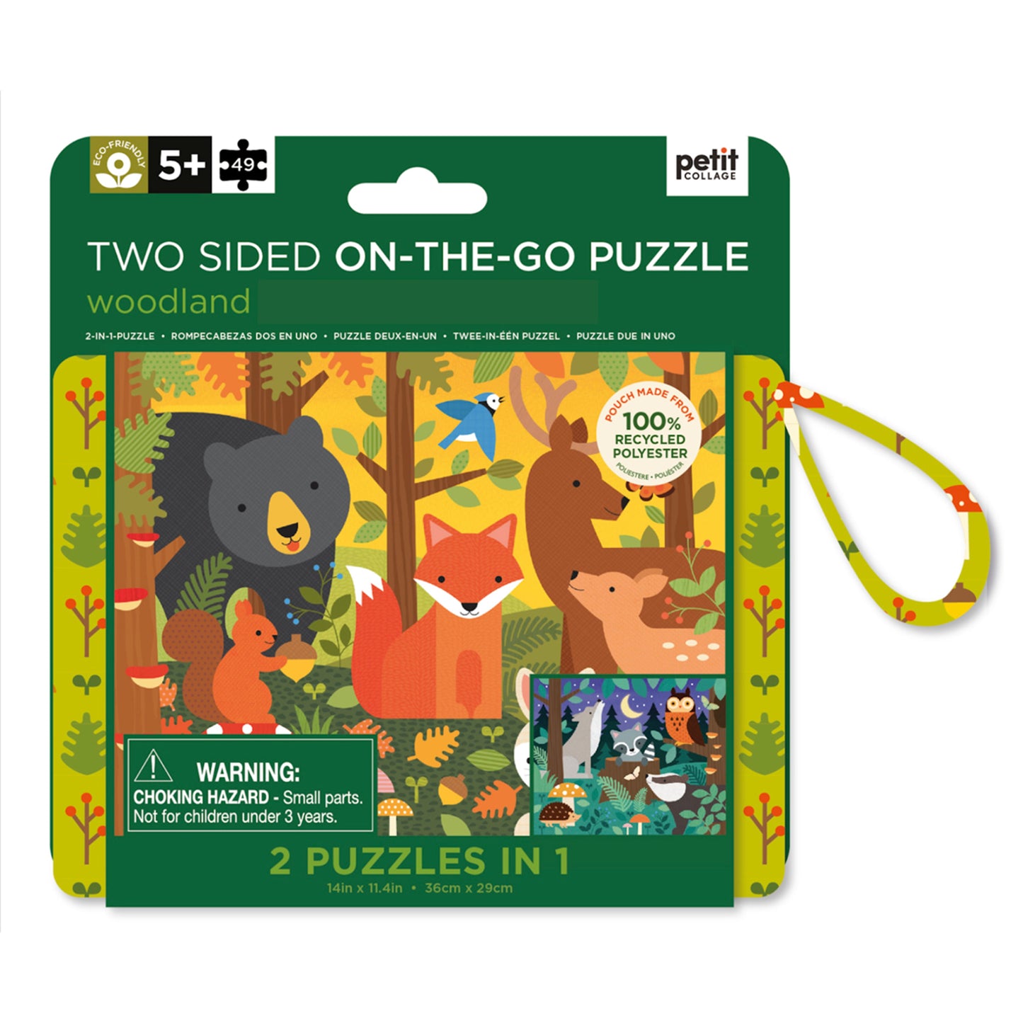 Woodland Two Sided On-The-Go Puzzle