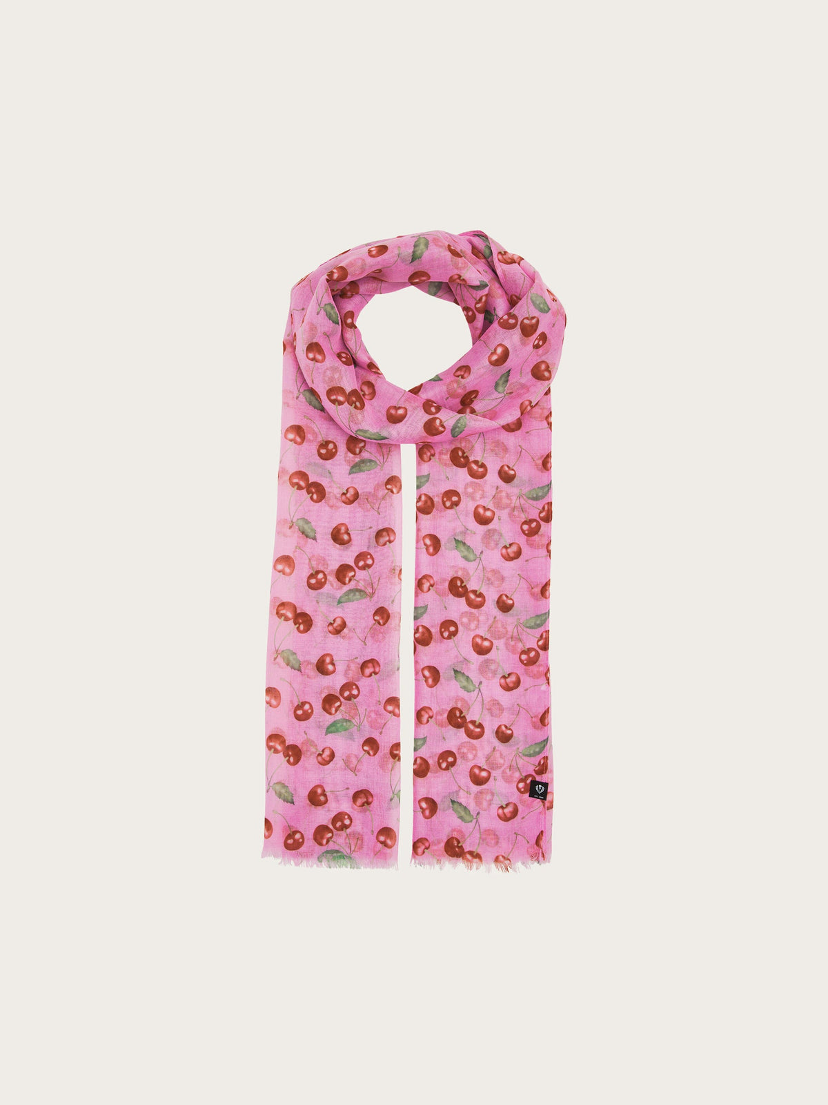 Cherry Scarf Pink