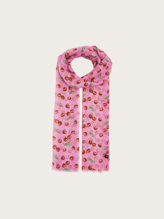 Cherry Scarf Pink