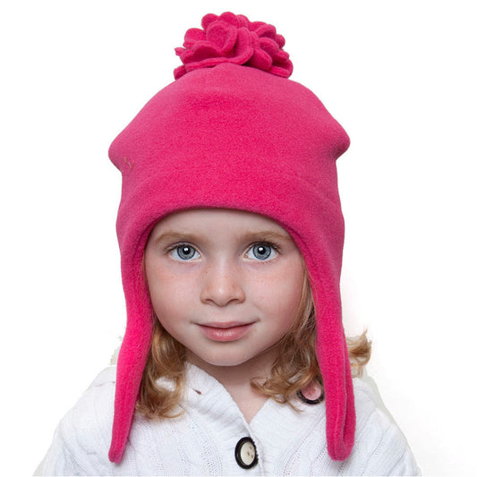 Kid's Polartec Fleece Blossom Hat w/chinwrap (assorted colors)