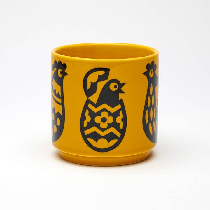 Magpie X Hornsea Chicken Family Mug