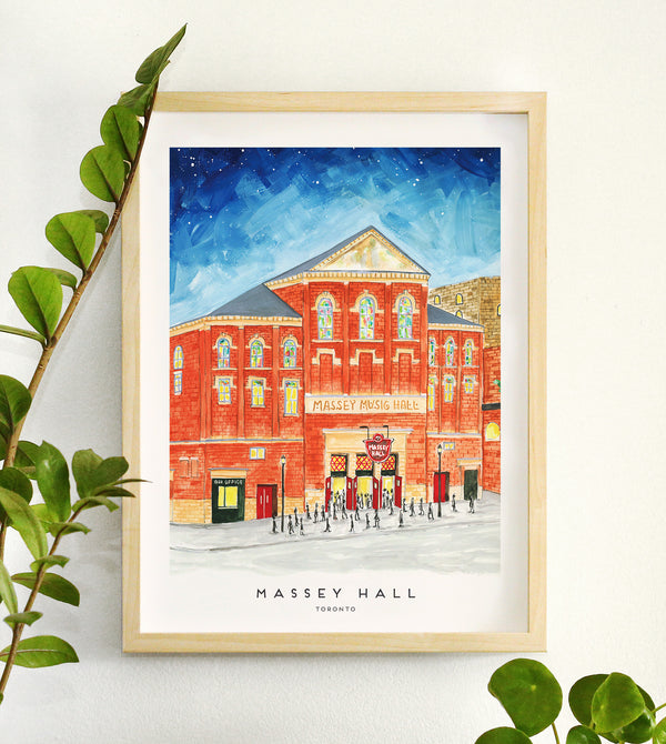 Toronto's Massey Hall Art Print