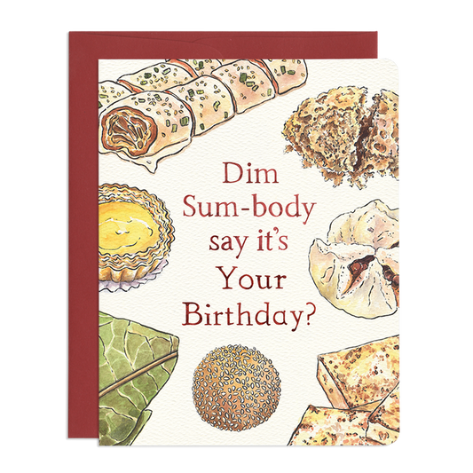 Dim Sum Birthday Card