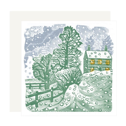 Winter Snow Trees Holiday Boxed Cards (8 cards)