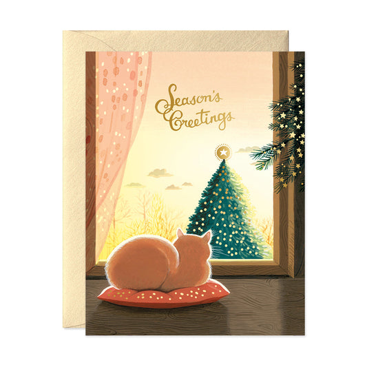 Golden Hour Season's Greetings Holiday Card