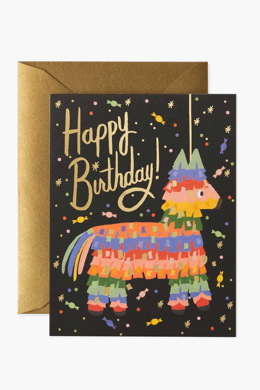 Pinata Birthday Card