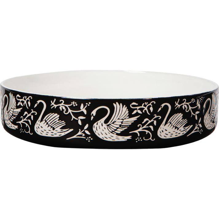 Swan Song Imprint Serving Bowl