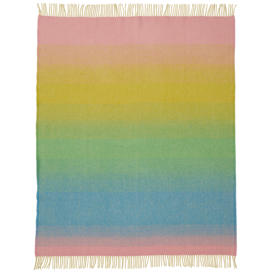 Aurora Pastel Dream Lambswool Throw