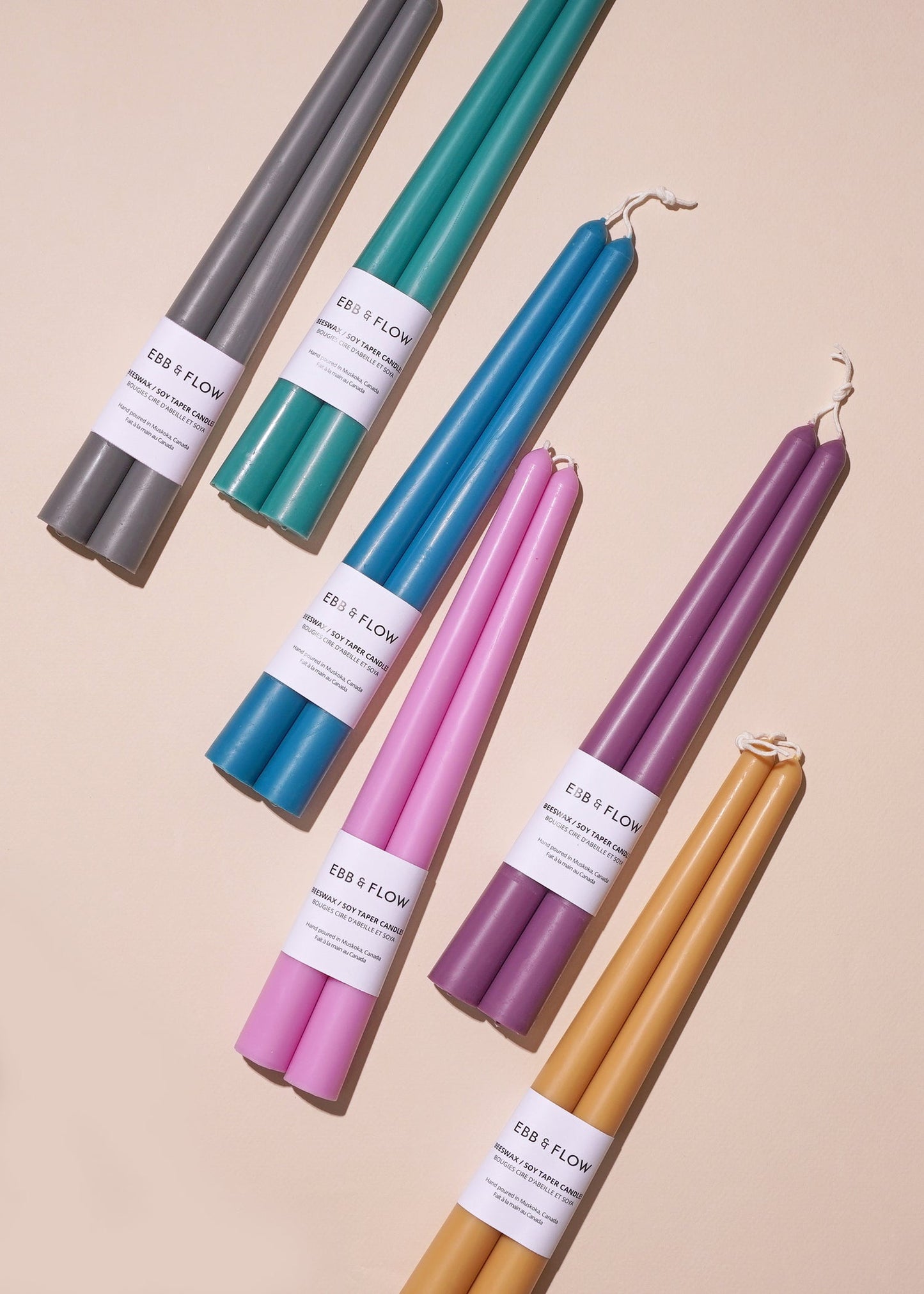 Beeswax & Soy Blend Taper Candles