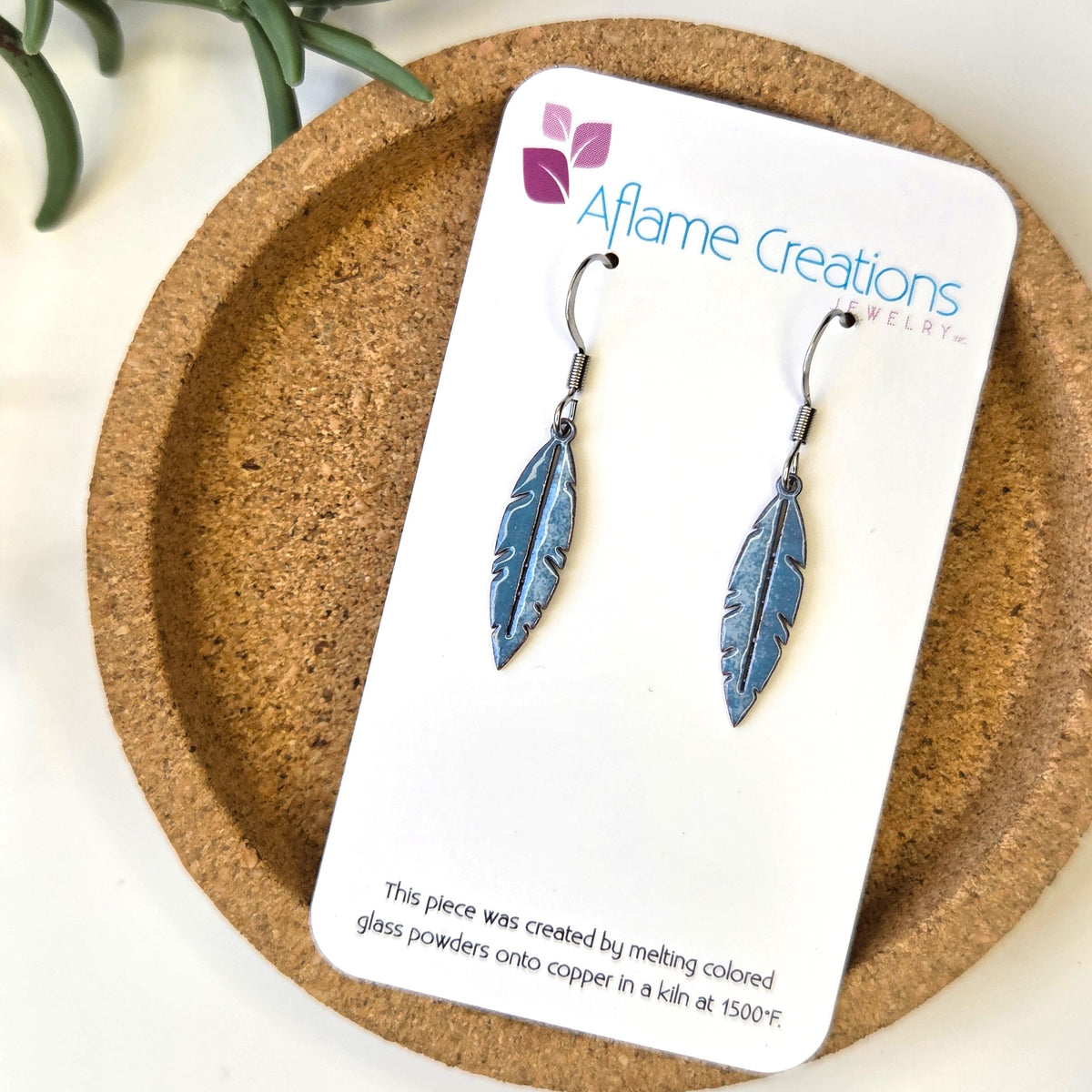 Gull Feather Earrings